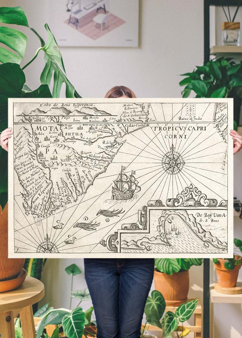 Vintage Oceanic Map