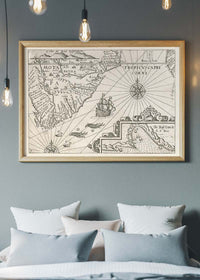 Vintage Oceanic Map