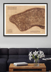 New York City From Two Miles Up In The Air 1922