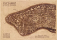 New York City From Two Miles Up In The Air 1922