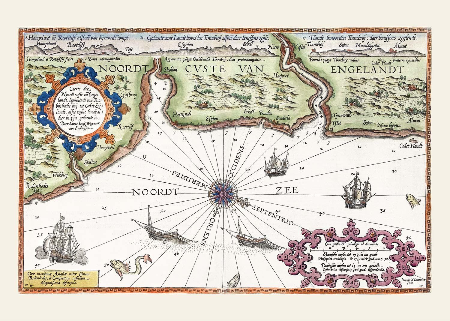 North Coast Of England And Newcastle Upon Tyne