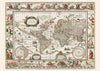 1630 Ornate Map by Willem Blaeu