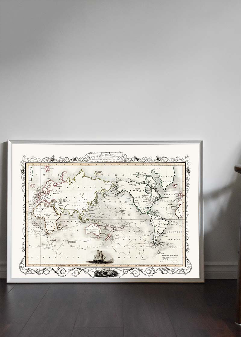 The Voyages Of Captain James Cook 1852 By James Cook