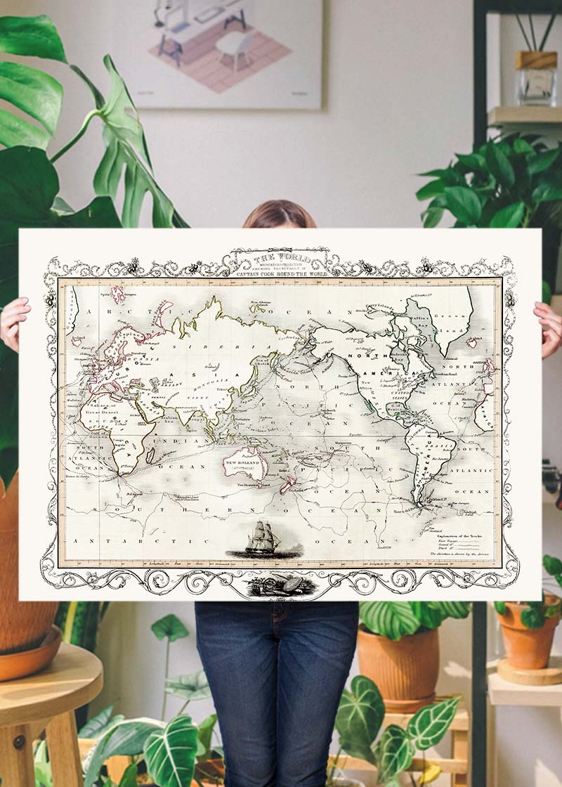 The Voyages Of Captain James Cook 1852 By James Cook