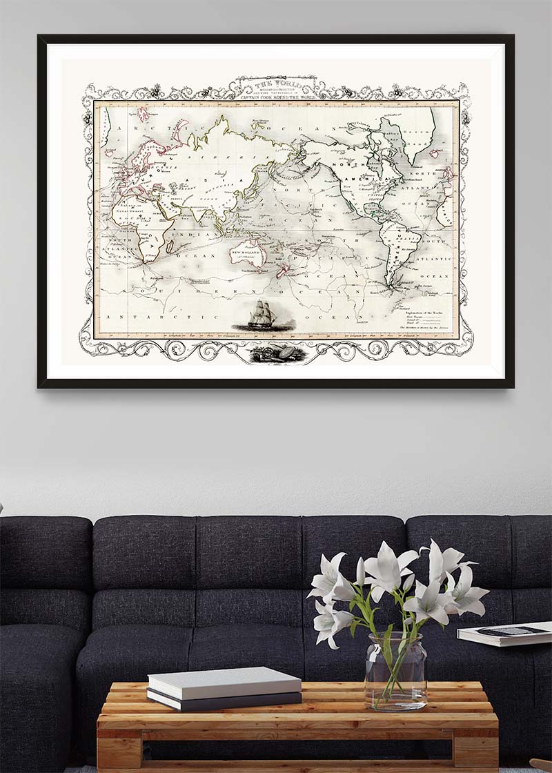 The Voyages Of Captain James Cook 1852 By James Cook