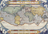 Antique Map Of The World Map Of The World by Abraham Ortelius