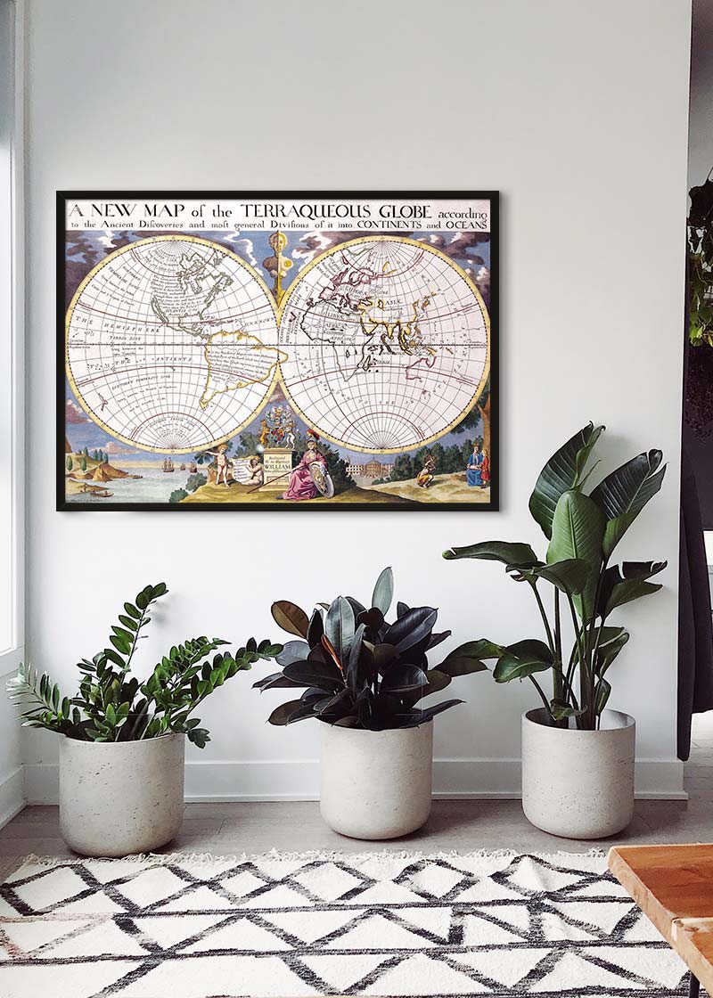 A New Map Of The Terraqueous Globe