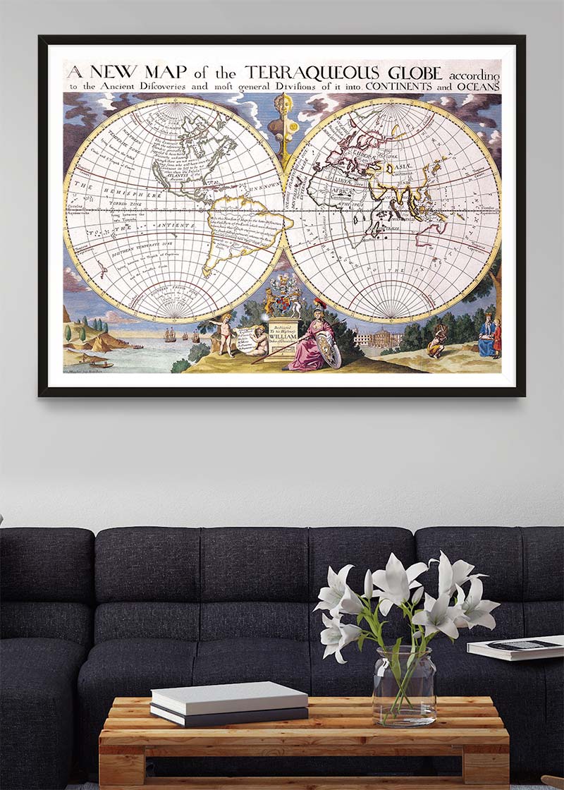 A New Map Of The Terraqueous Globe