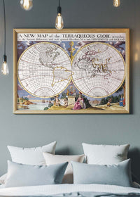 A New Map Of The Terraqueous Globe