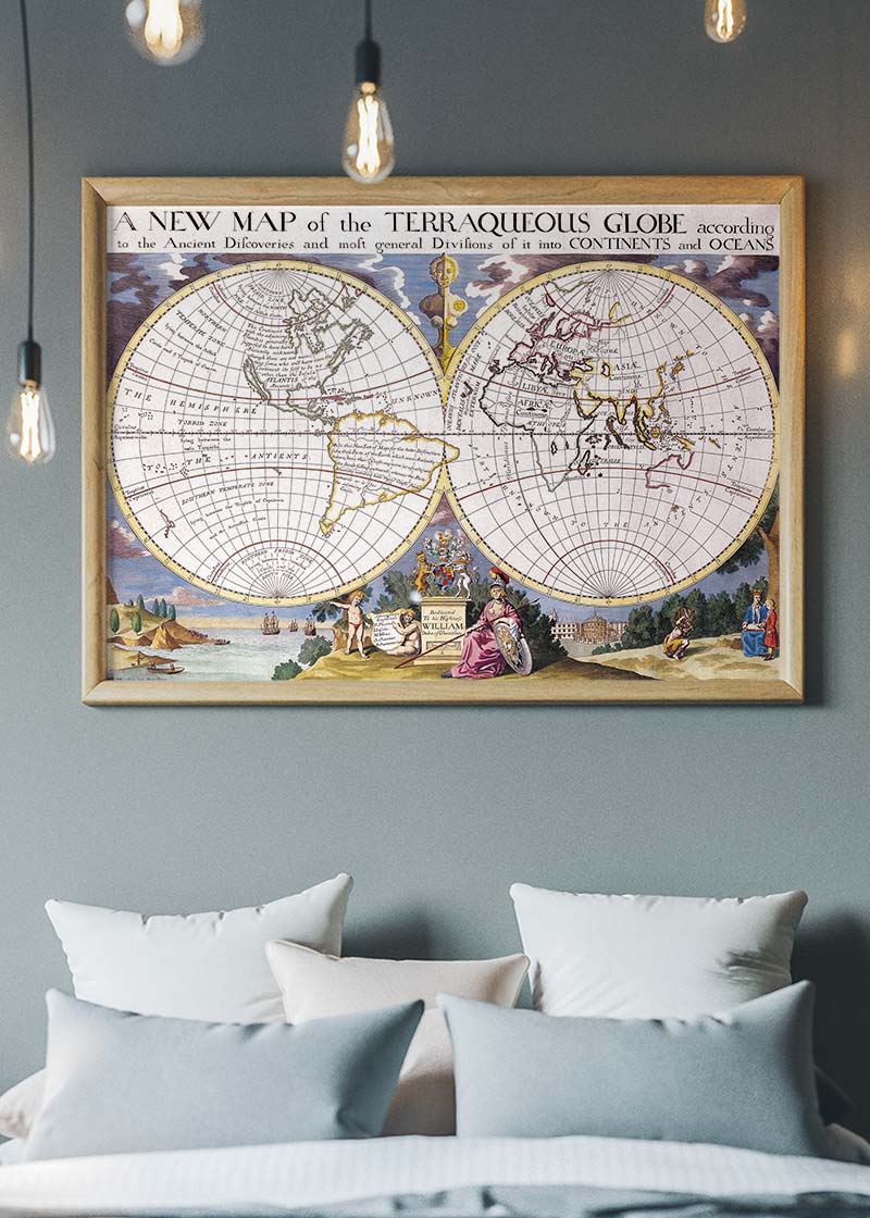 A New Map Of The Terraqueous Globe