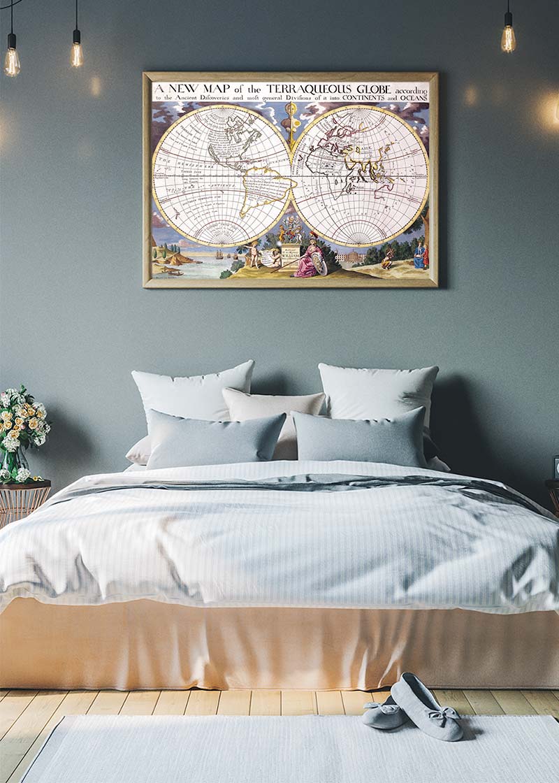 A New Map Of The Terraqueous Globe