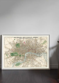 Whitbreads New Plan Of London 1853