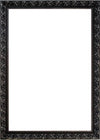 Distressed Style Black Ornate Frame
