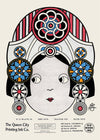 Queen City Printing Inks Vintage Poster - Large Head Print