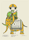Queen City Printing Inks Vintage Poster - Elephant Print