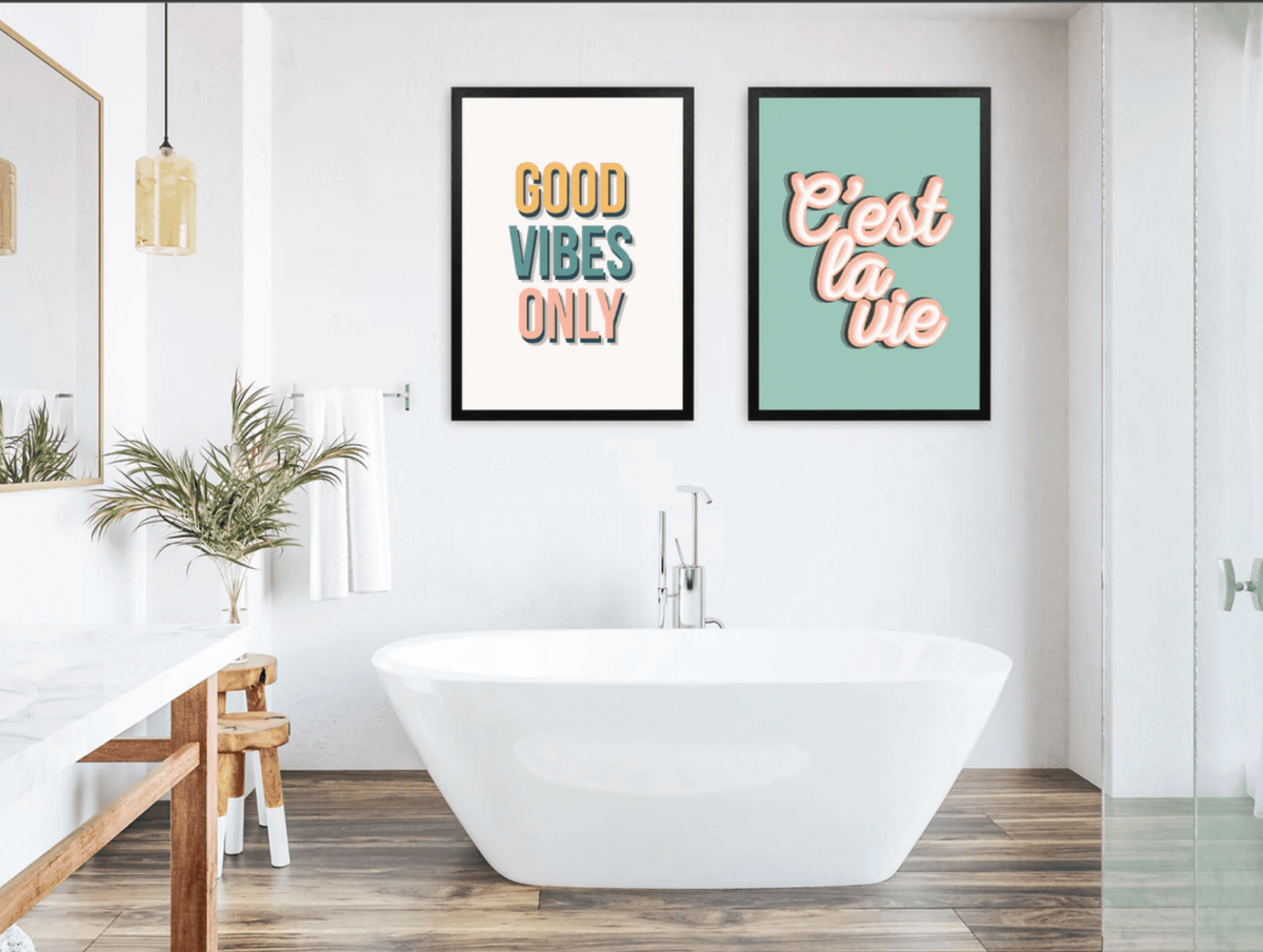 Bathroom Art: Wall Art Inspiration for Your Bathroom