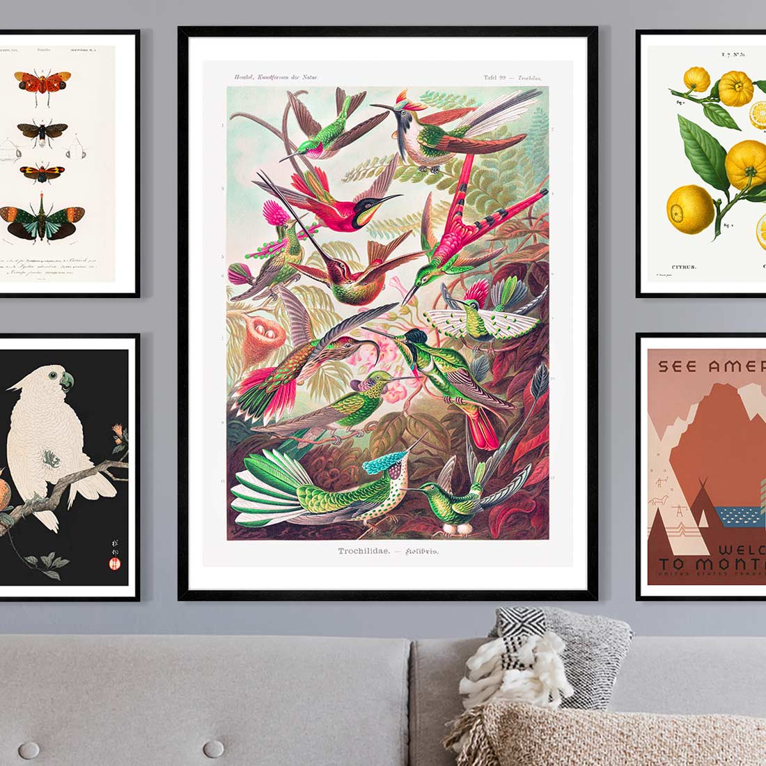 Vintage Antique Style Prints