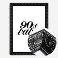 Black Ornate Frame
