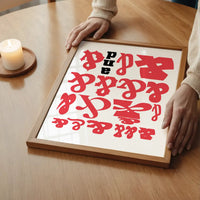 Ampersands Colour Typography Print