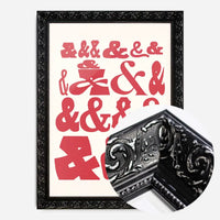 Ampersands Colour Typography Print