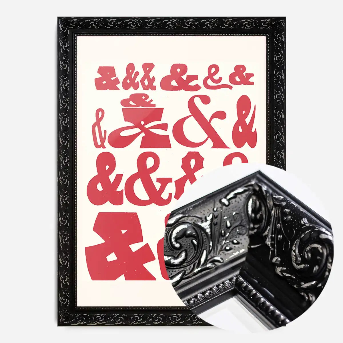 Ampersands Colour Typography Print