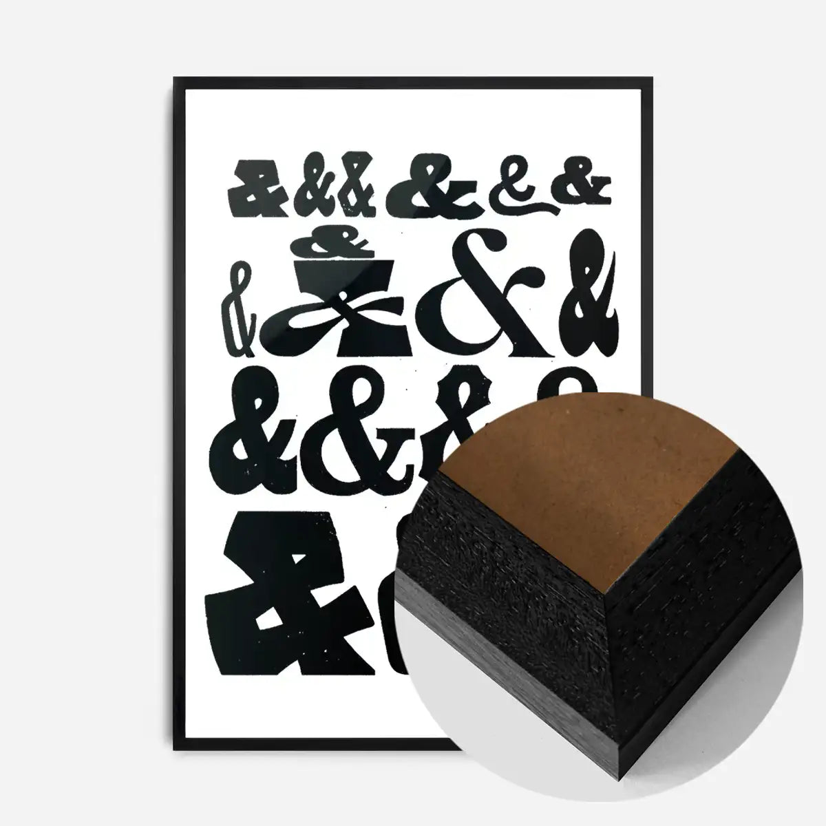 Ampersands Typography Print