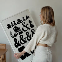 Ampersands Typography Print