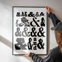 Ampersands Typography Print