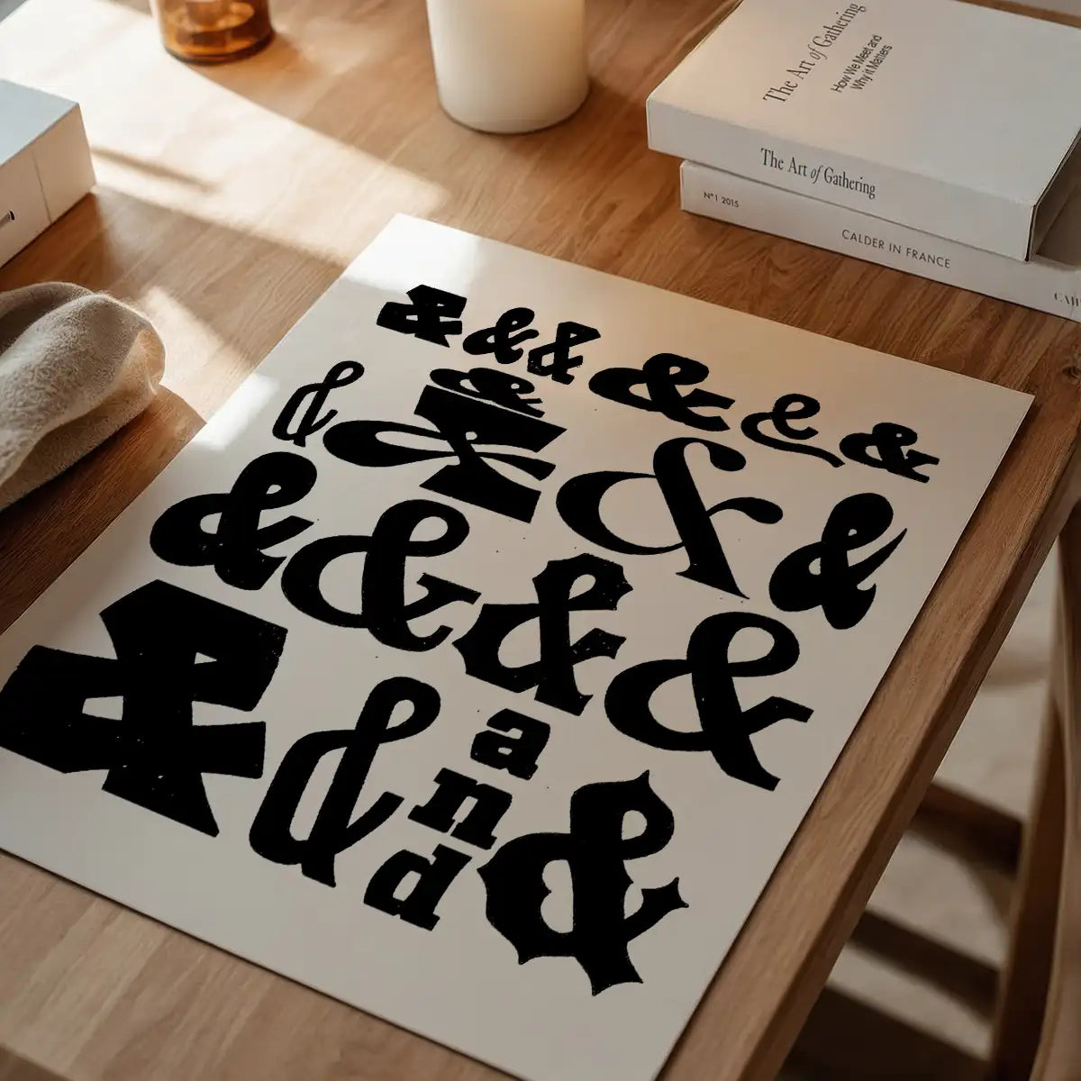 Ampersands Typography Print