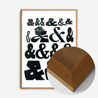 Ampersands Typography Print