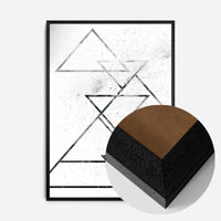 Black Triangles Print