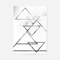 Black Triangles Print