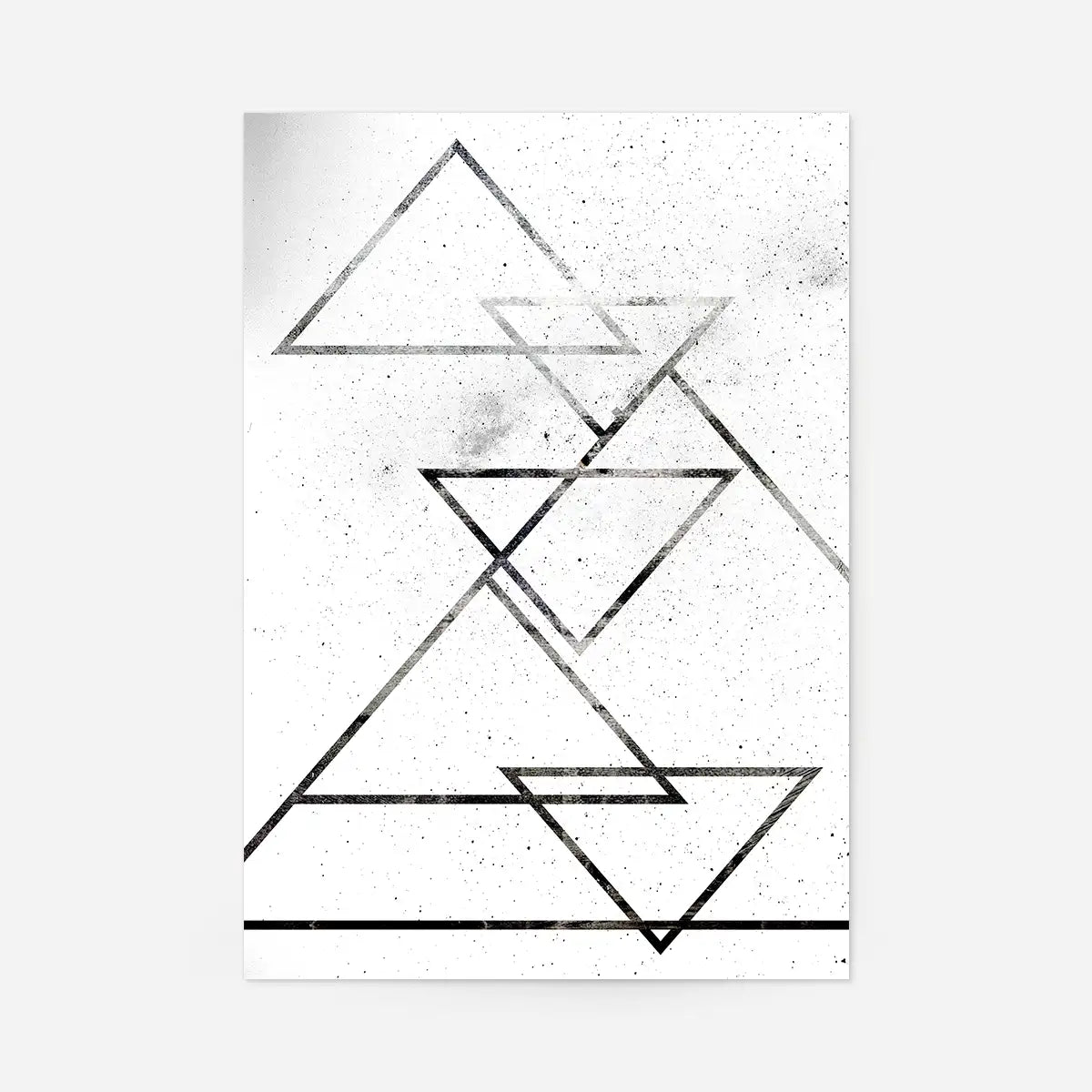 Black Triangles Print