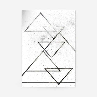 Black Triangles Print