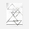 Black Triangles Print