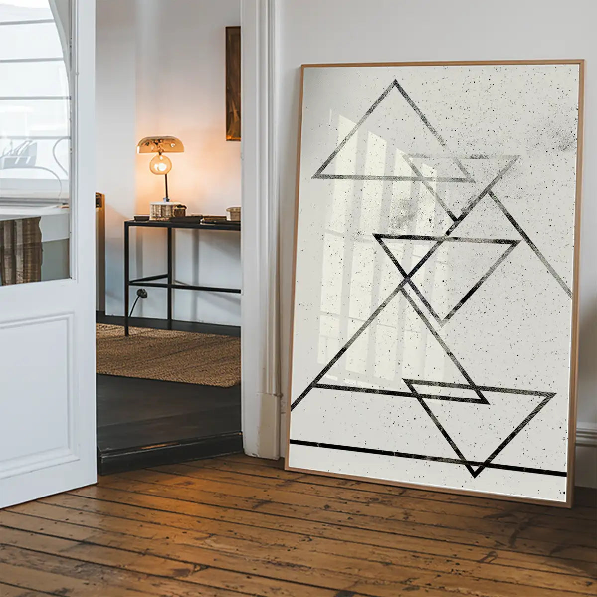 Black Triangles Print