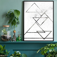 Black Triangles Print