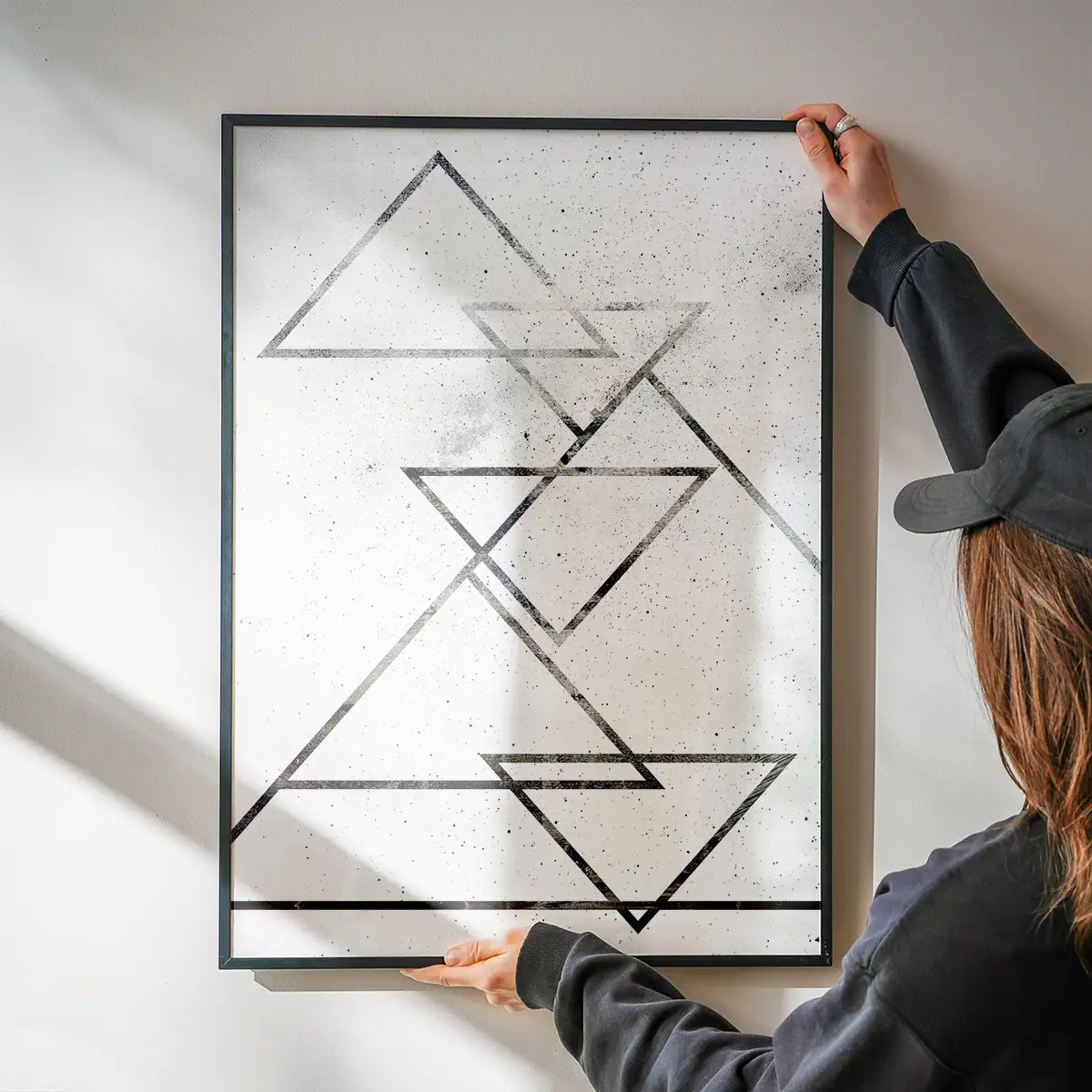 Black Triangles Print