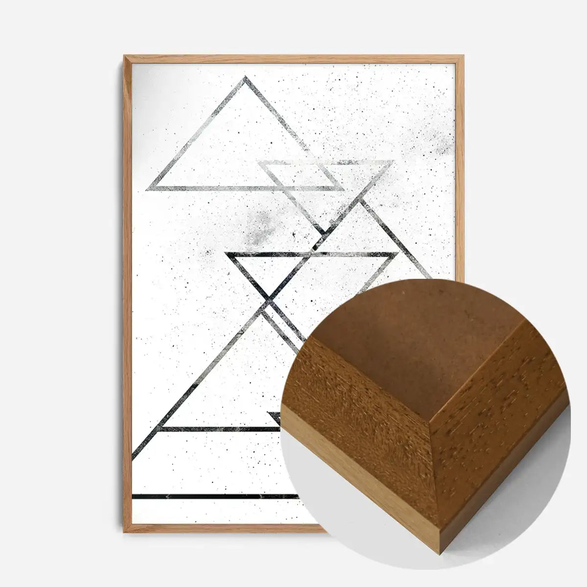 Black Triangles Print
