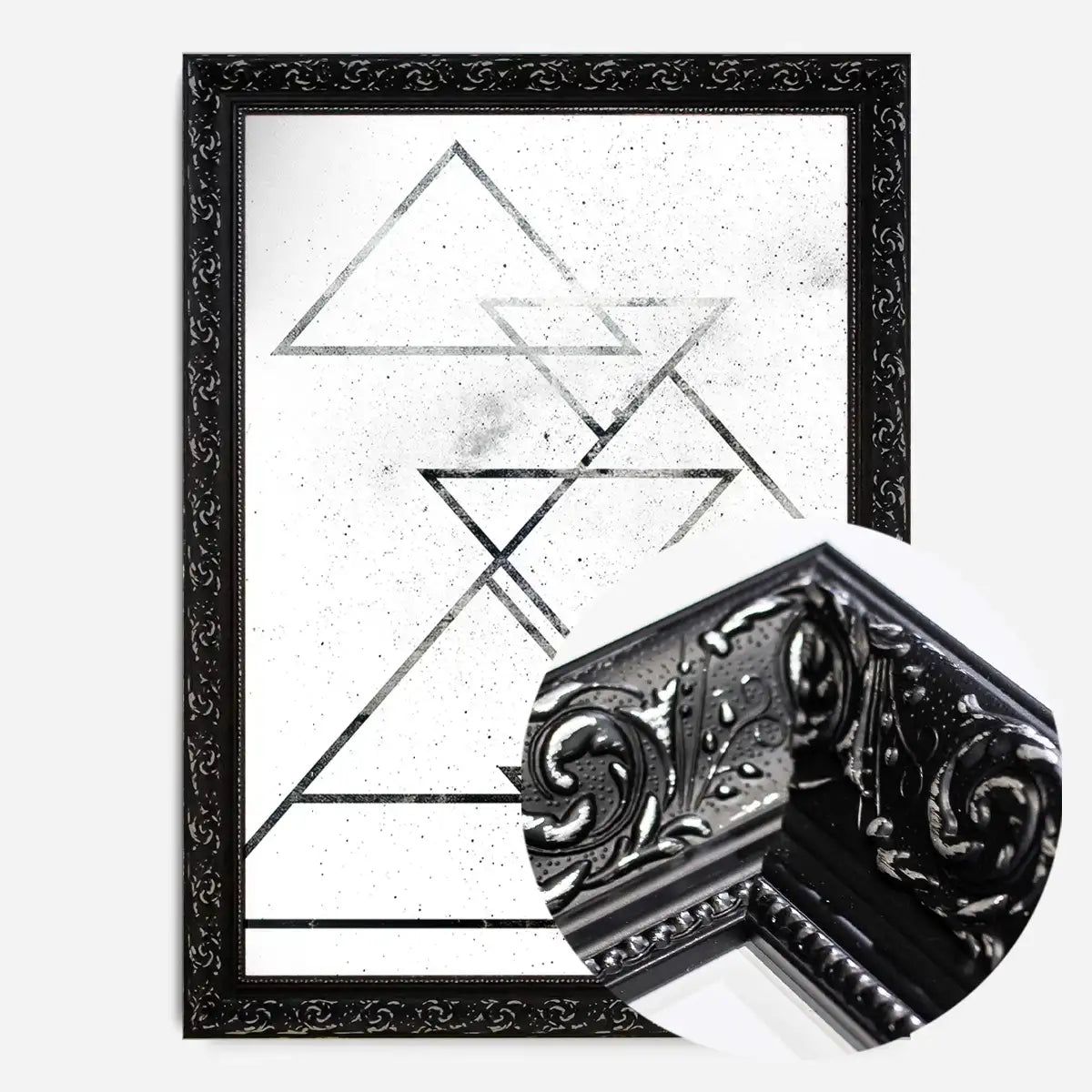 Black Triangles Print