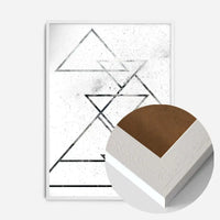 Black Triangles Print