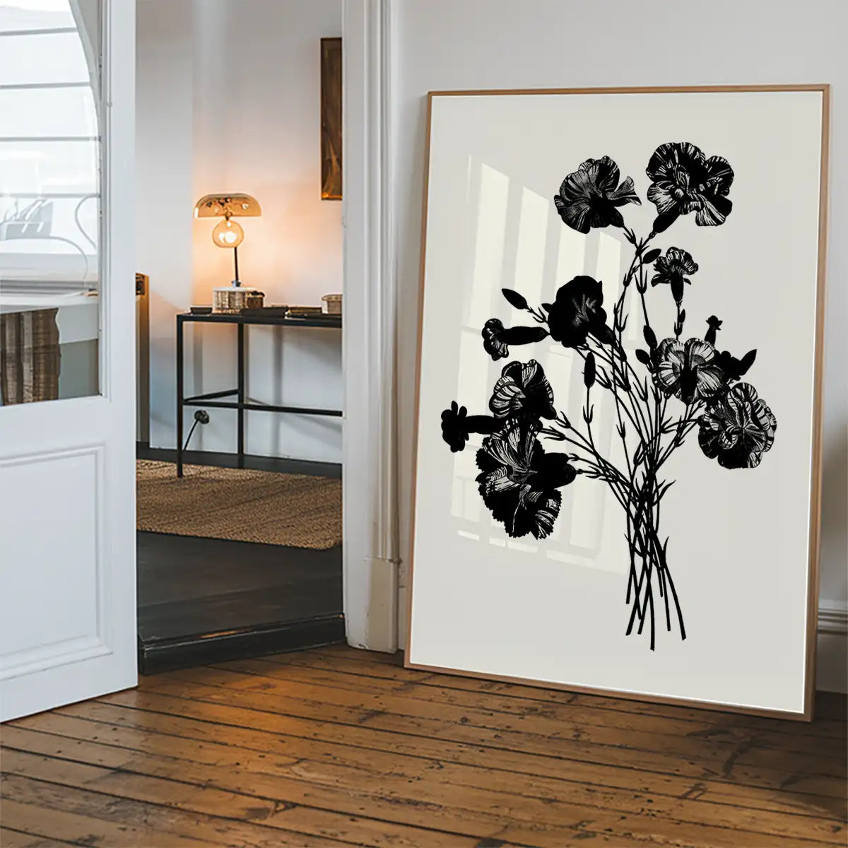 Black and White Vintage Bouquet 1