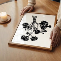 Black and White Vintage Bouquet 1