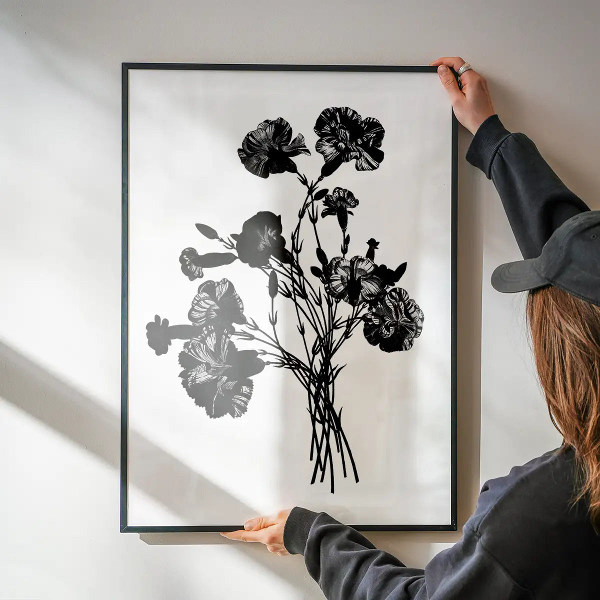 Black and White Vintage Bouquet 1