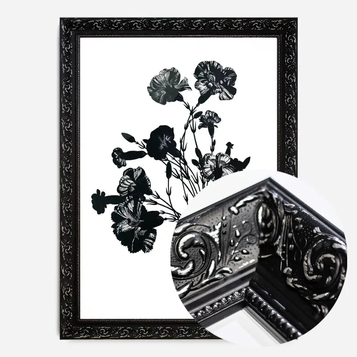Black and White Vintage Bouquet 1