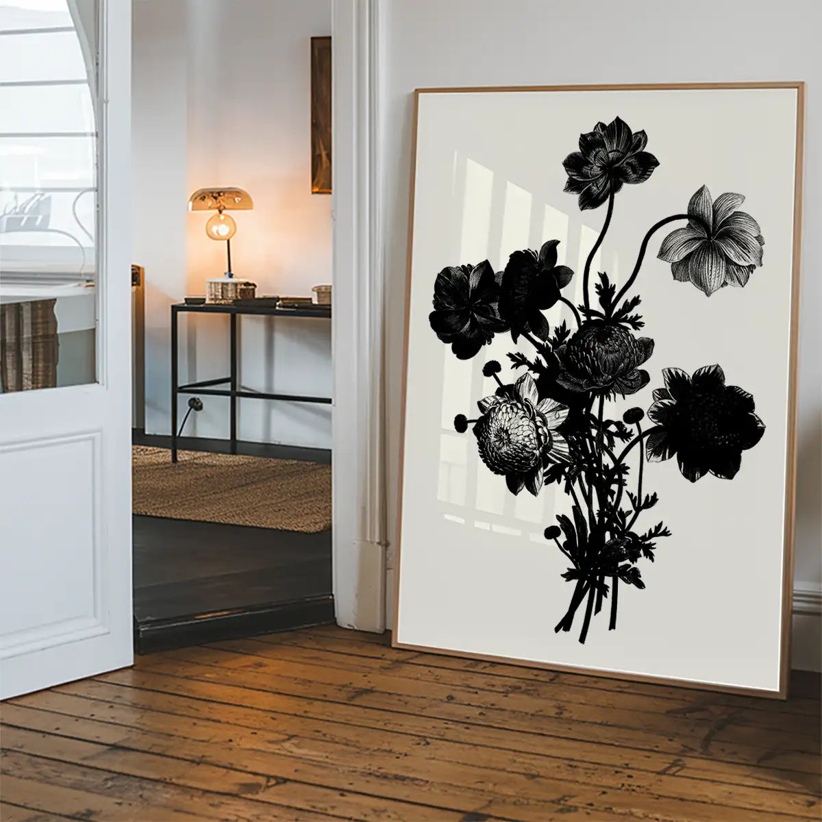 Black and White Vintage Bouquet 2