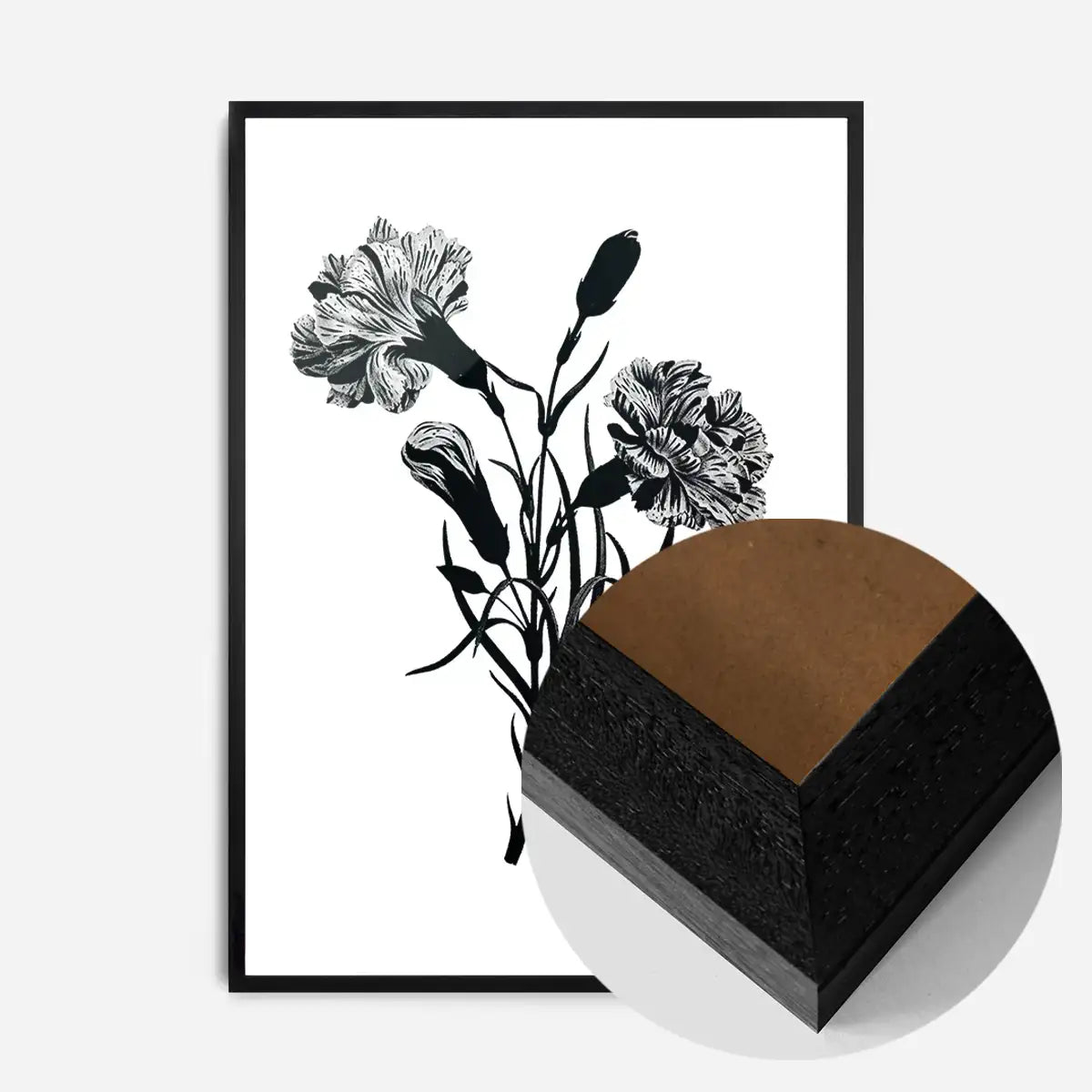 Black and White Vintage Bouquet 3