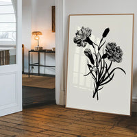 Black and White Vintage Bouquet 3