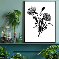 Black and White Vintage Bouquet 3
