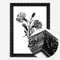 Black Ornate Frame